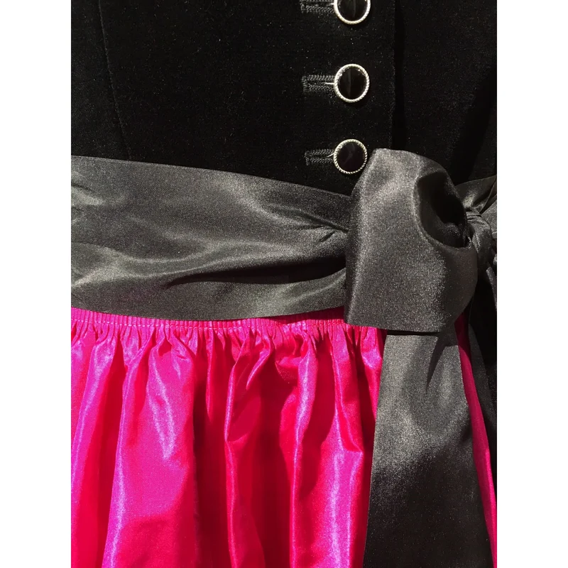Tostmann Dirndl Bianca/Bessy in schwarz/pink