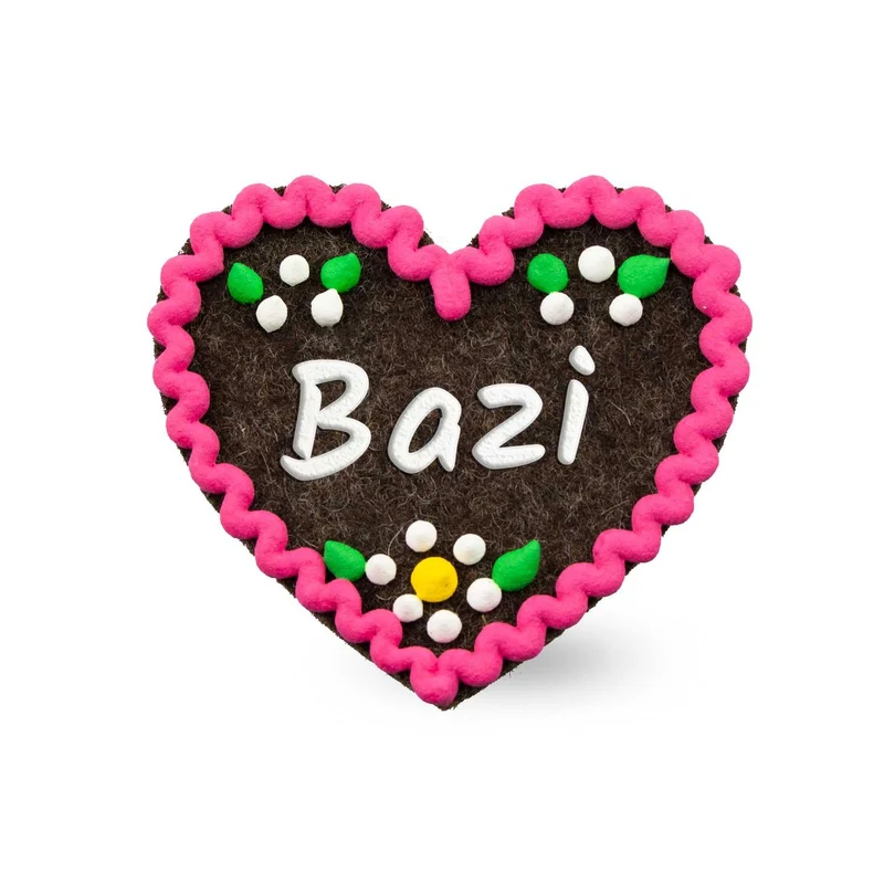 Filzherz-Anstecker "Bazi"