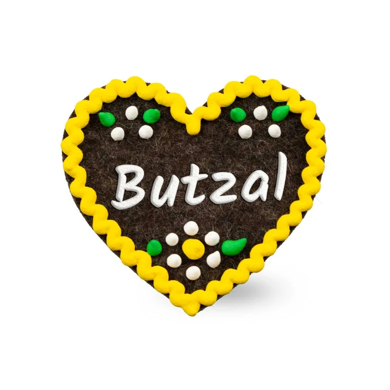Filzherz-Anstecker "Butzal"