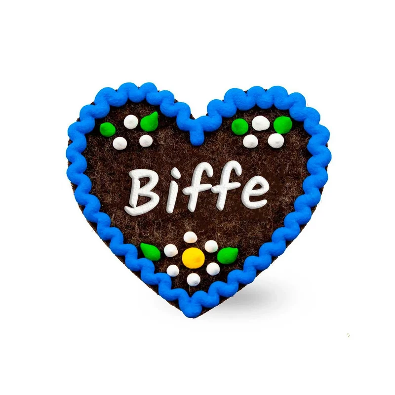 Filzherz-Anstecker "Biffe"