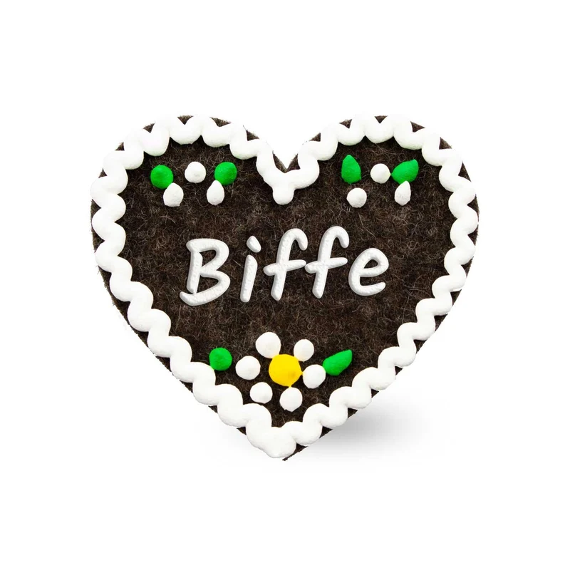 Filzherz-Anstecker "Biffe"