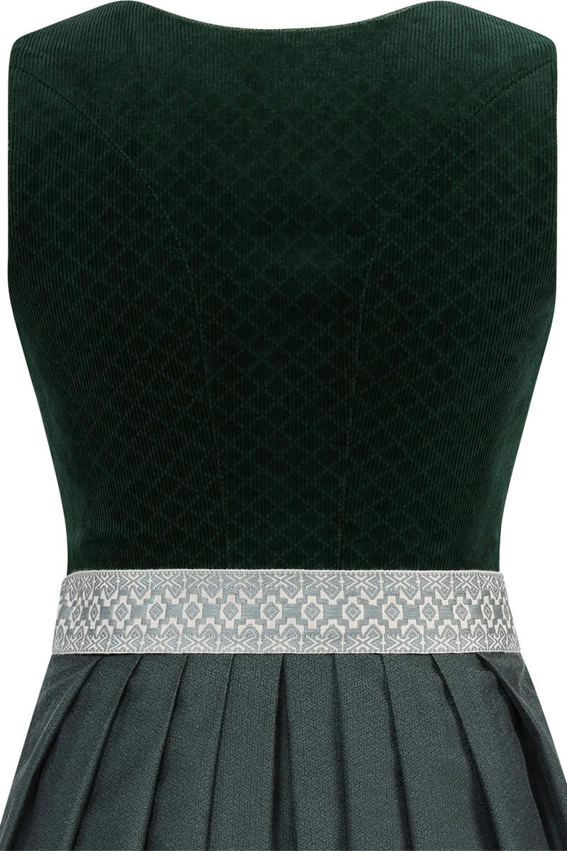 Cord-Dirndl 70cm mit Schürze im Folklore-Stil