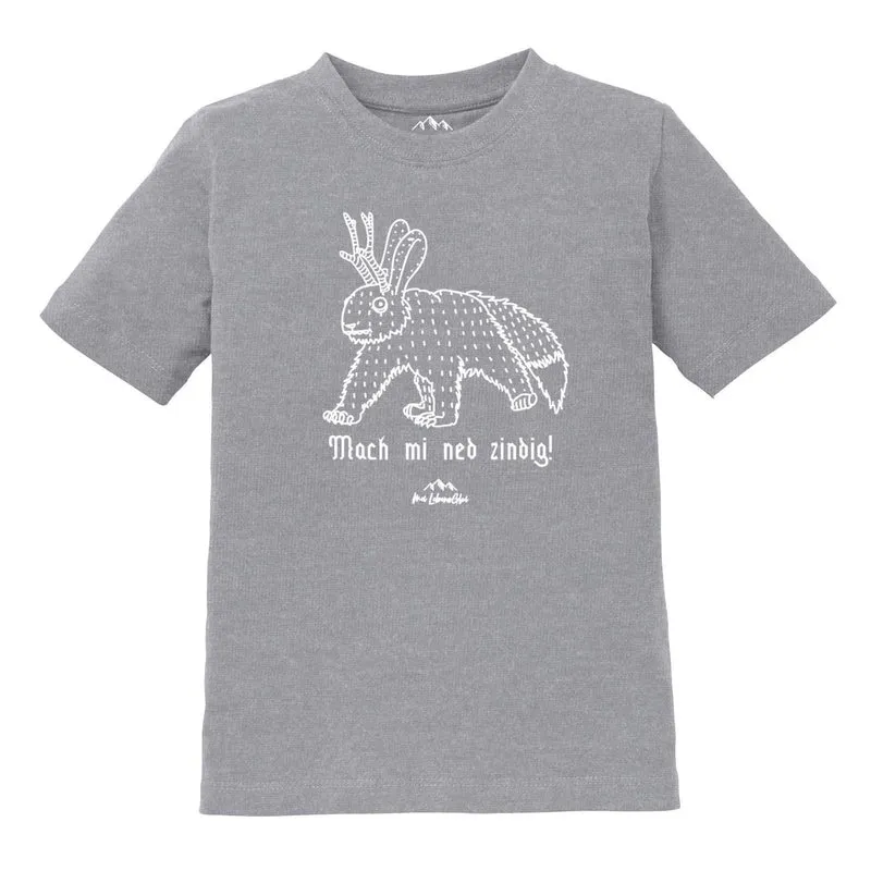 Kinder T-Shirt Wolpertinger "Mach mi ned zindig"