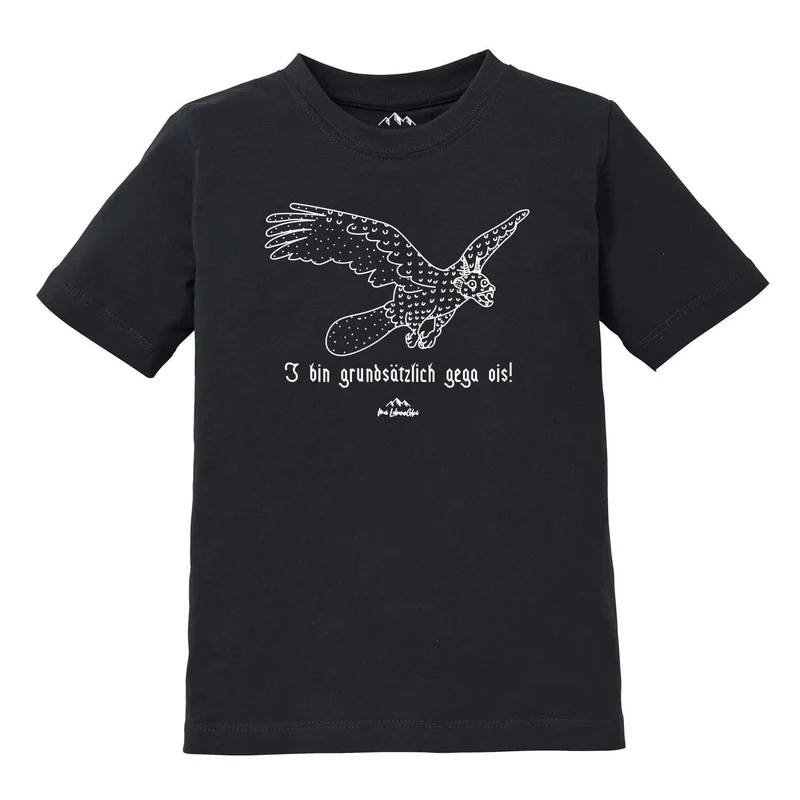 Kinder T-Shirt Wolpertinger "Gega ois"