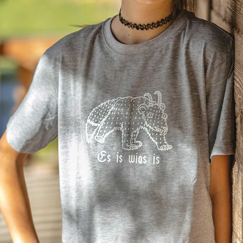 Kinder T-Shirt Wolpertinger "Es is wias is"