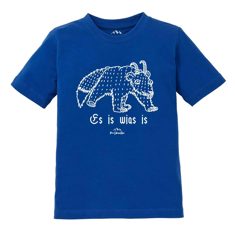 Kinder T-Shirt Wolpertinger "Es is wias is"