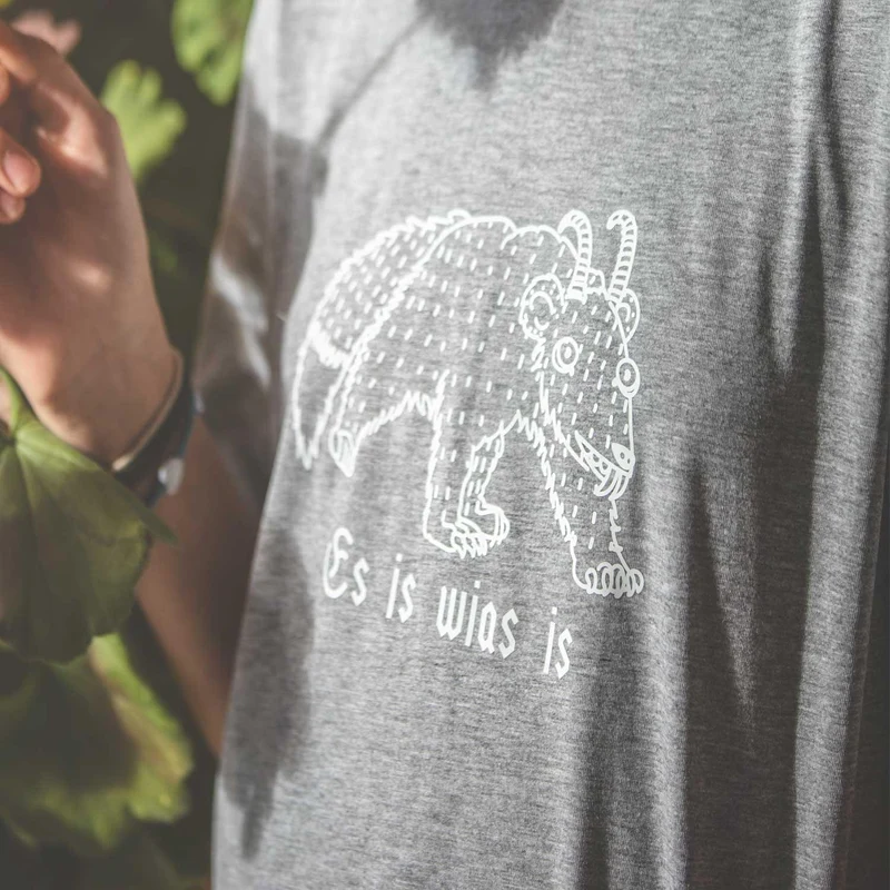 Kinder T-Shirt Wolpertinger "Es is wias is"