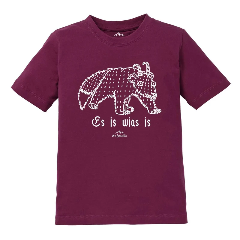 Kinder T-Shirt Wolpertinger "Es is wias is"