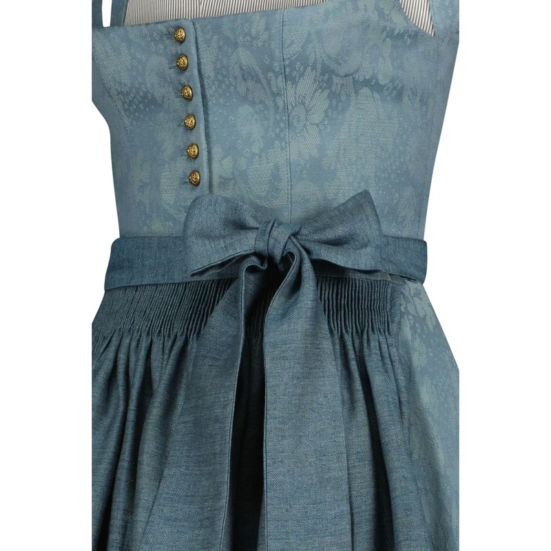 Dirndl Monika in blautanne