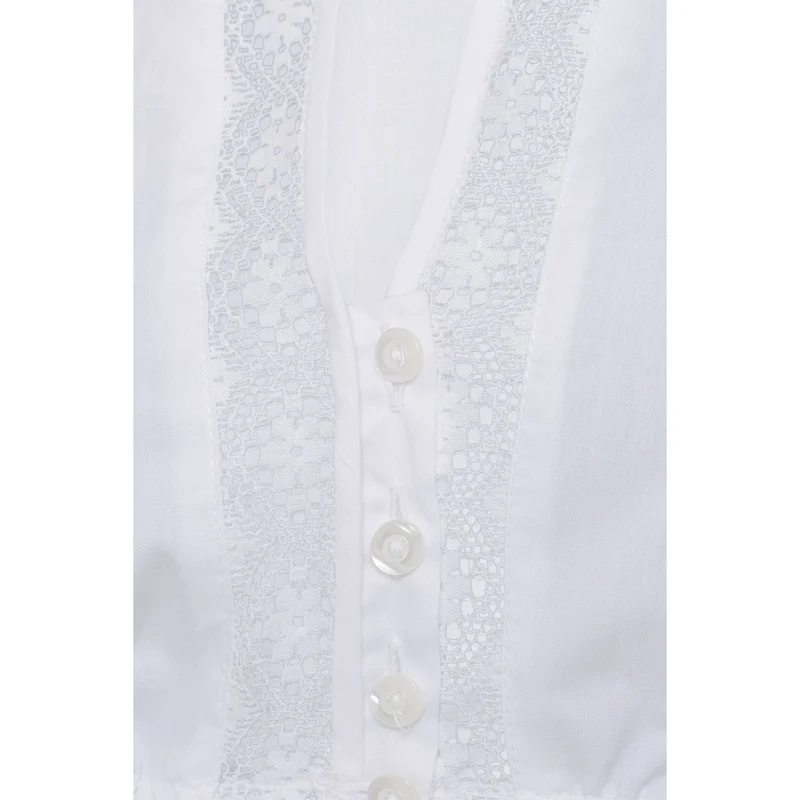 Dirndlbluse Amelie in weiss