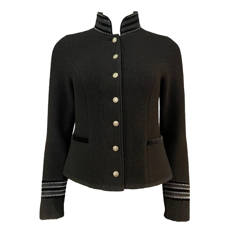 Strickjacke 1761/DSG in schwarz