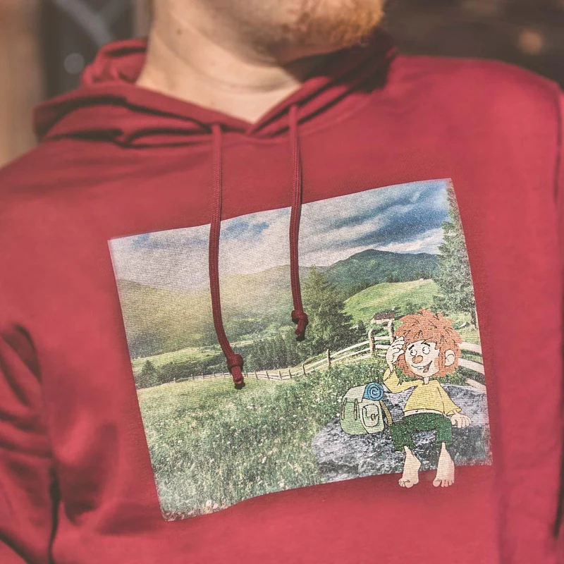 ®Pumuckl Herren Hoodie "Berg-Kobold"