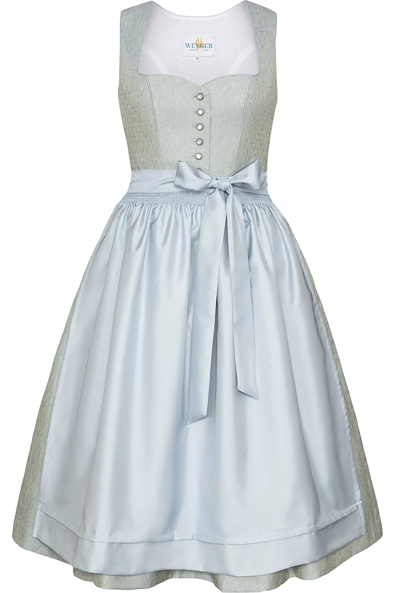 Dirndl in Midilänge mit Herzausschnitt