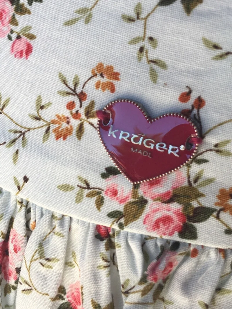 Dirndl Kleid, Krüger Madl, Madrid, Midi 60 cm, geblümt, Gr. 34