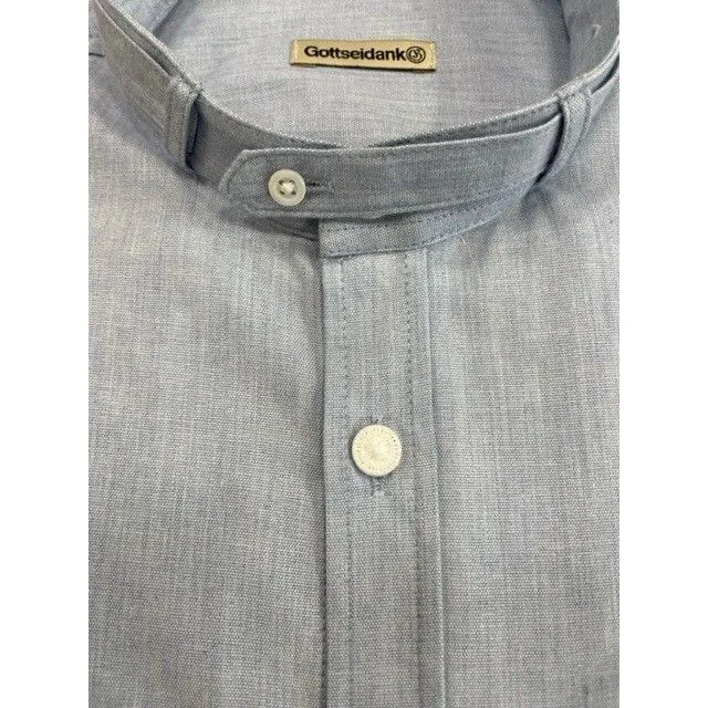 Hemd Lenz Hellblau