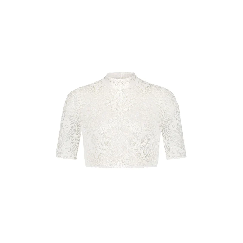 Dirndlbluse Aileen halbarm in ecru