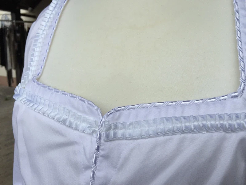 Dirndlbluse Kinga Mathe, Viola, weiß, Haken