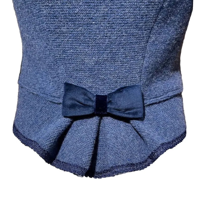 Strickjacke in blau