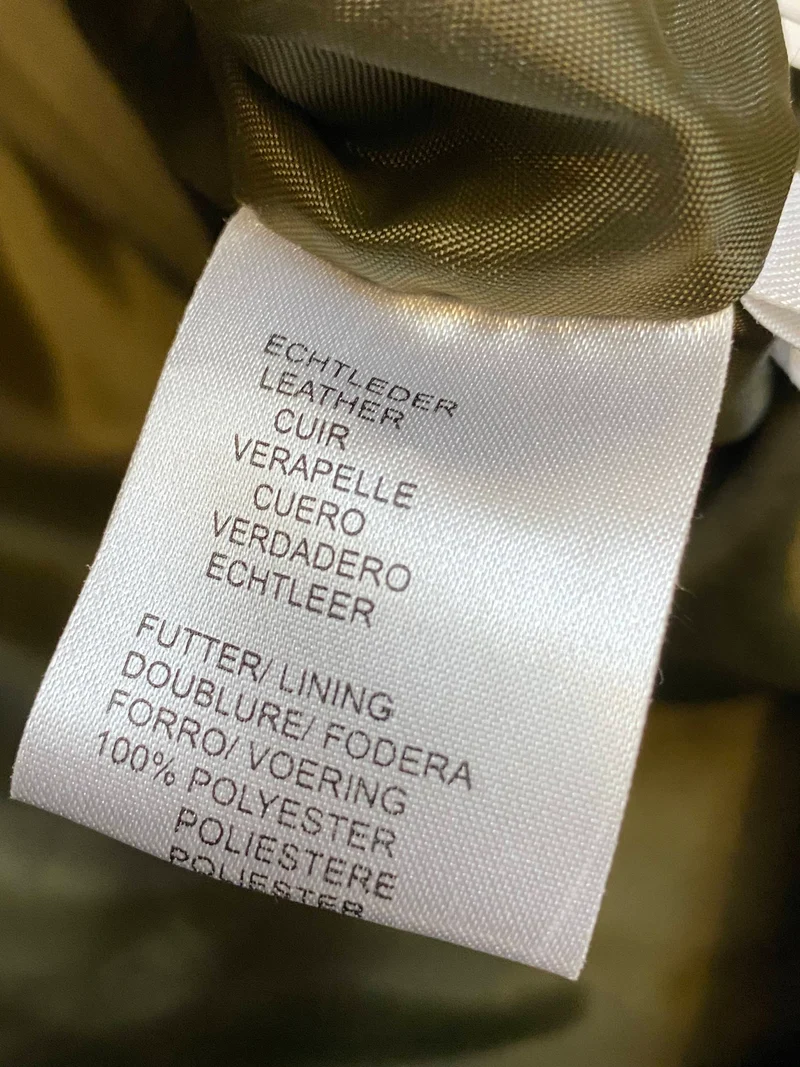 Trachtenjacke Herren Leder grün Stickerei Vintage Landhaus Gr. 50