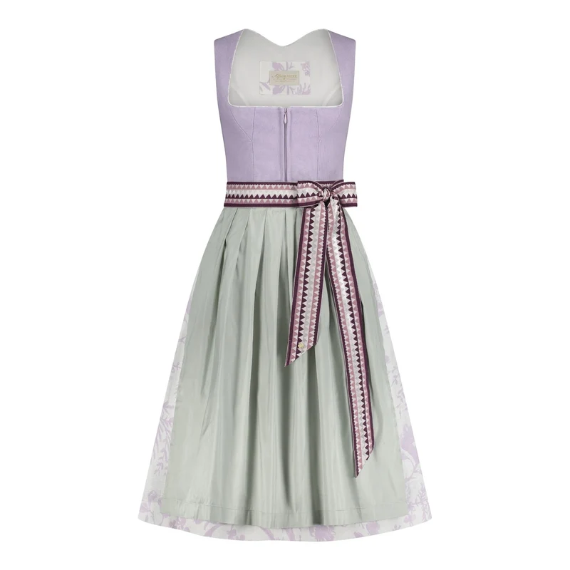 Dirndl Marina in lila/weiss