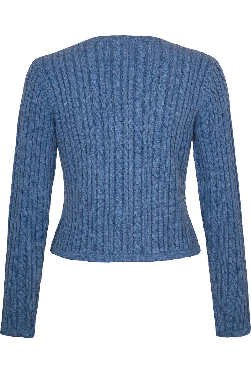 Damen Trachten-Strickjacke mit Zopfmuster