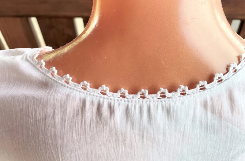 Dirndlbluse Sportalm, Manu, weiß, 3/4 Arm, Spitze, Knöpfe, Gr. 40