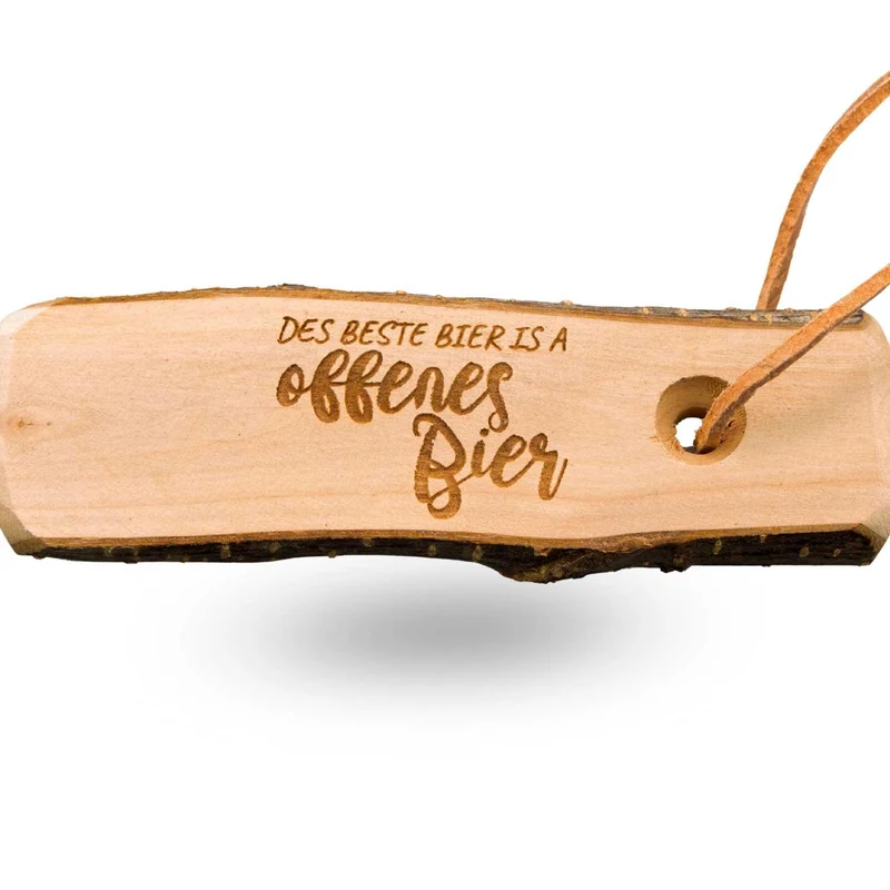 Flaschenöffner "Des beste Bier is a offenes Bier"