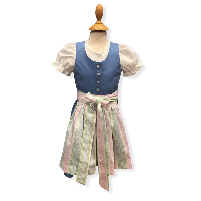 Kinderdirndl Bergsee in hellblau