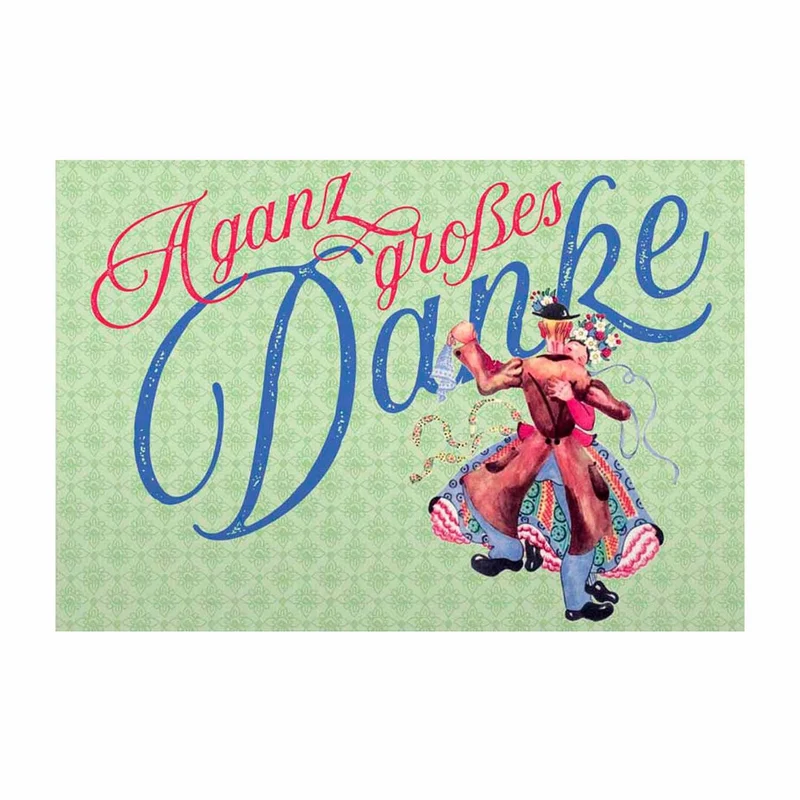 Glückwunschkarte "Großes Danke"