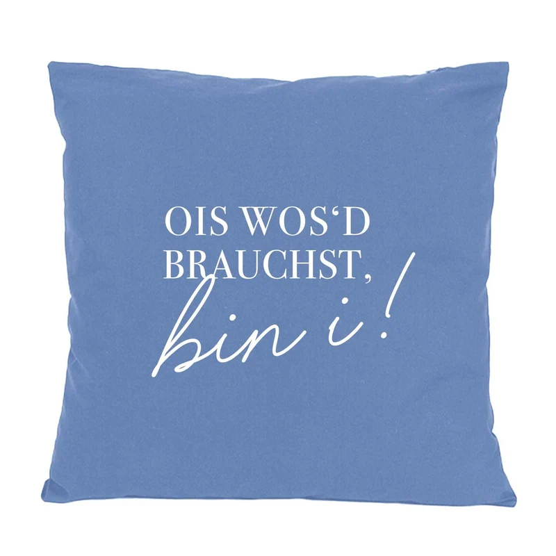 Kissen "Ois wos'd brauchst..."