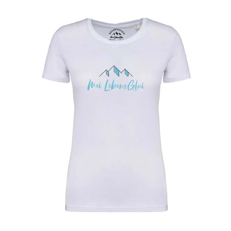 Damen T-Shirt "Mei LebensGfui"