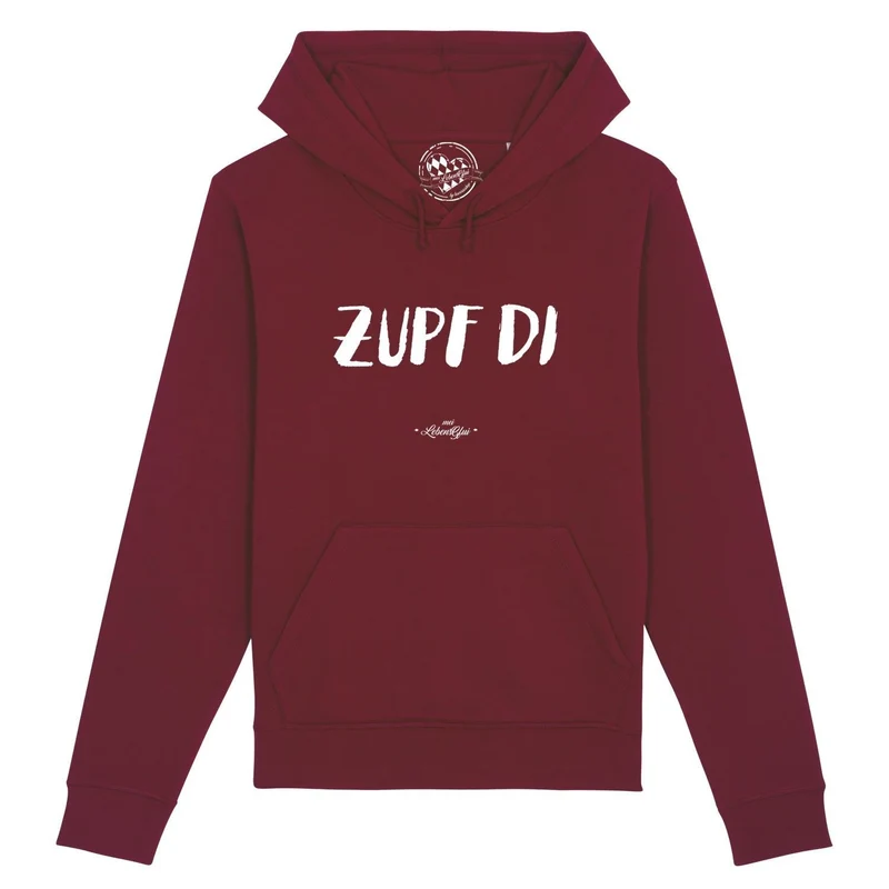 Herren Hoodie "Zupf di"