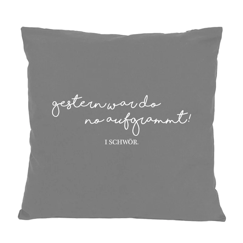 Kissen "Aufgrammt..."