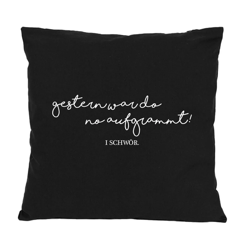 Kissen "Aufgrammt..."