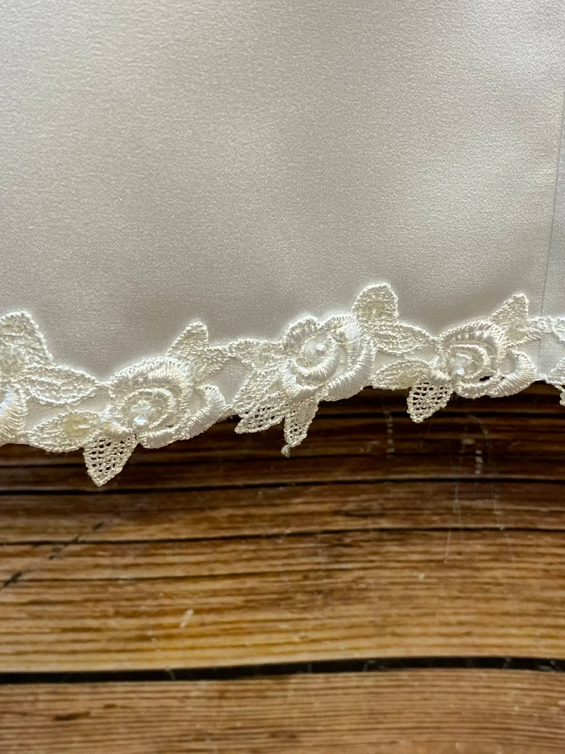Blumenmädchen Kleid Weiß – Gr. 128
