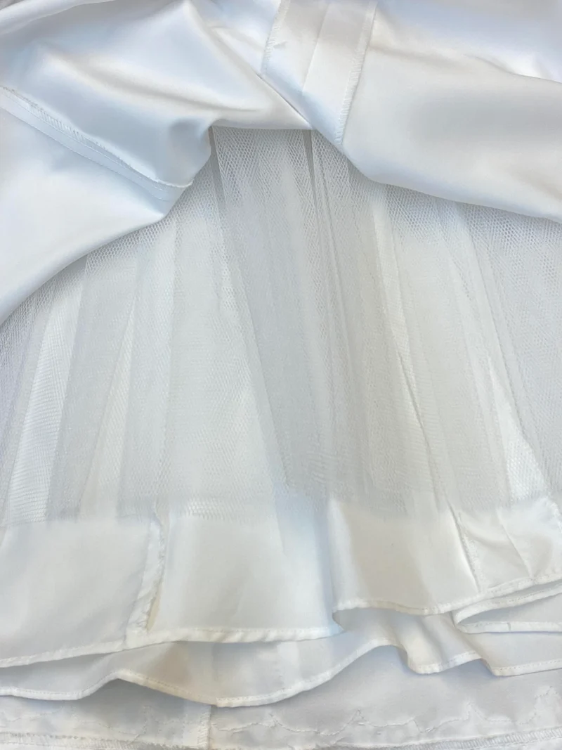 Blumenmädchen Kleid Weiß – Gr. 128
