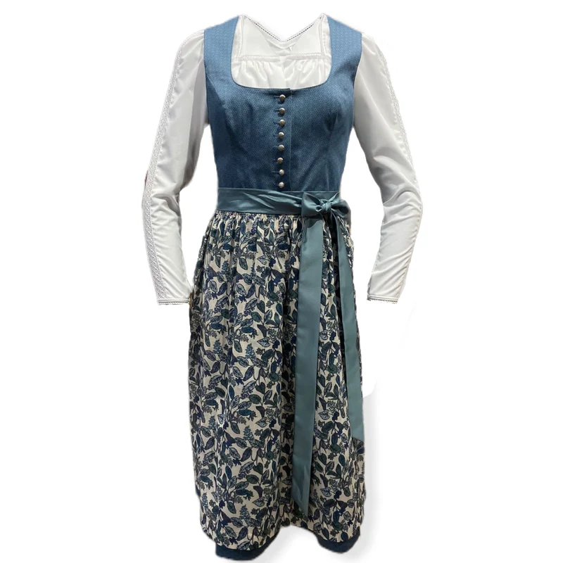Dirndl Claudia in blau