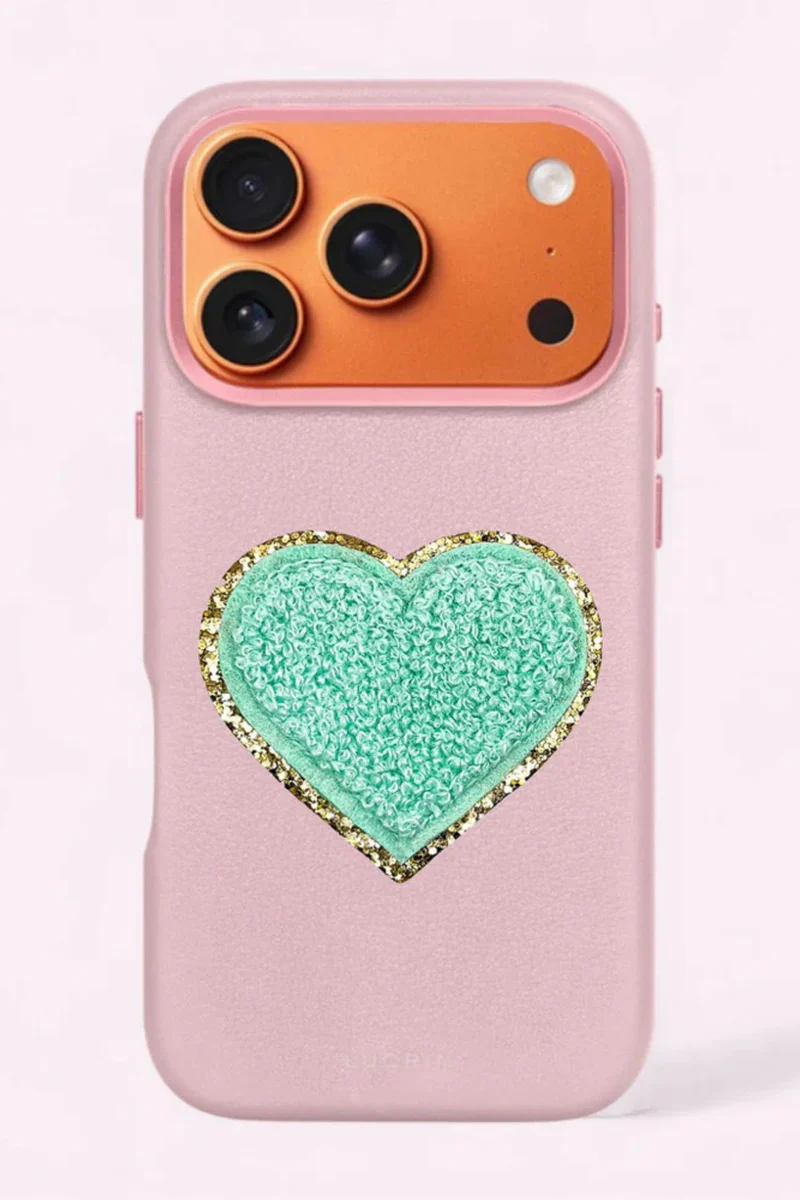 Glitzer Sticker Herz Mint - HRZ-MIN-VE3 - Mimi´s Glow
