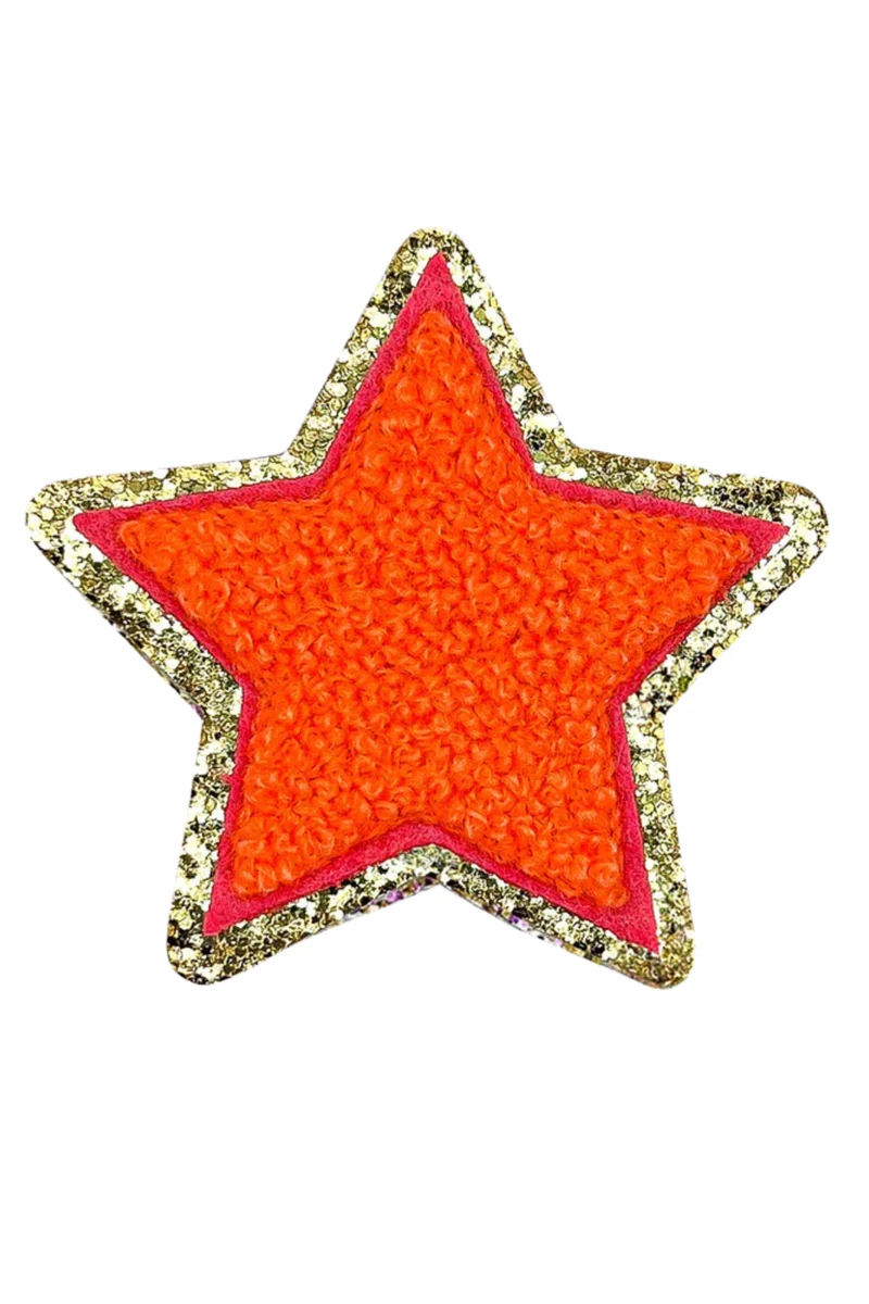 Glitzer Sticker Stern Koralle - STR-KOR-VE3 - Mimi´s Glow