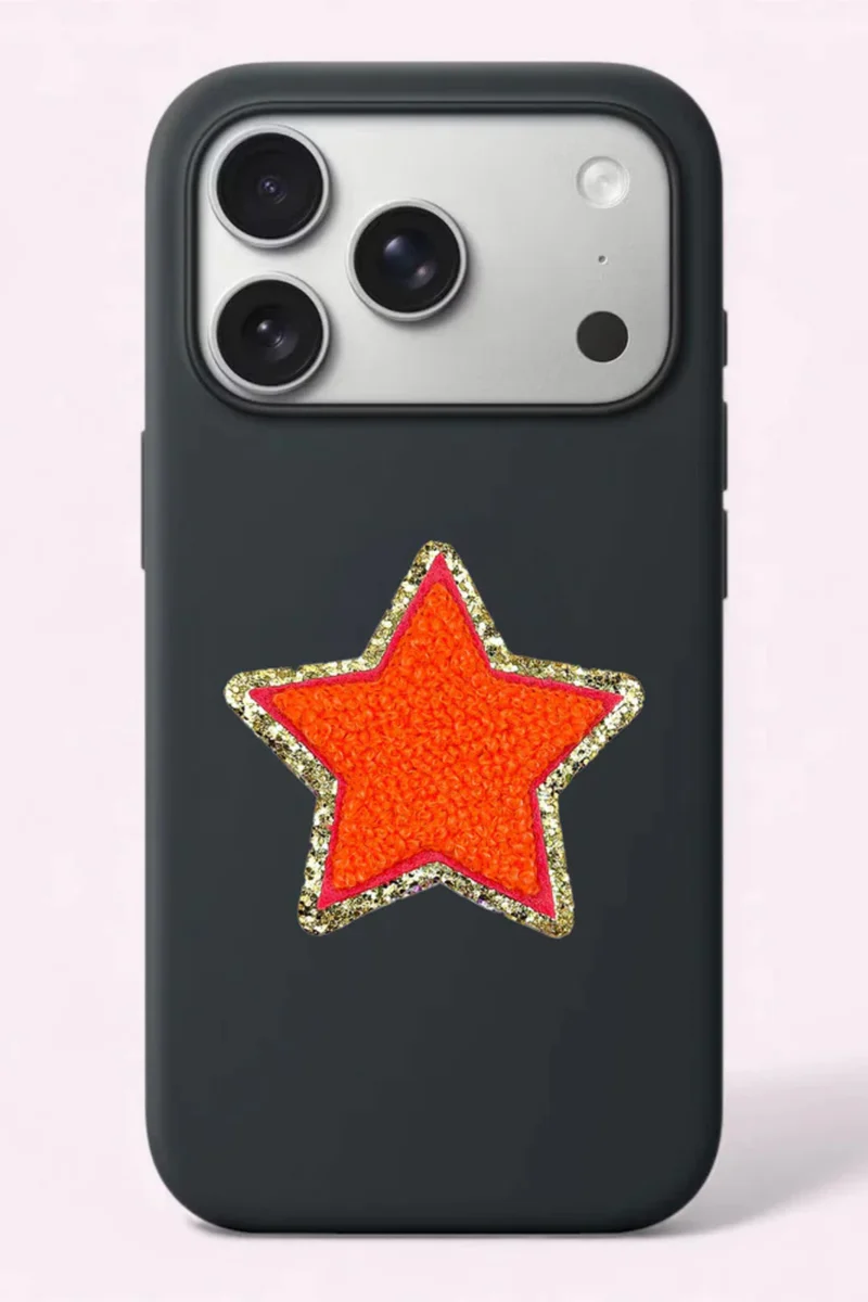 Glitzer Sticker Stern Koralle - STR-KOR-VE3 - Mimi´s Glow