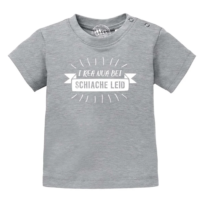 Bayerisches T-Shirt "I rea nua..."