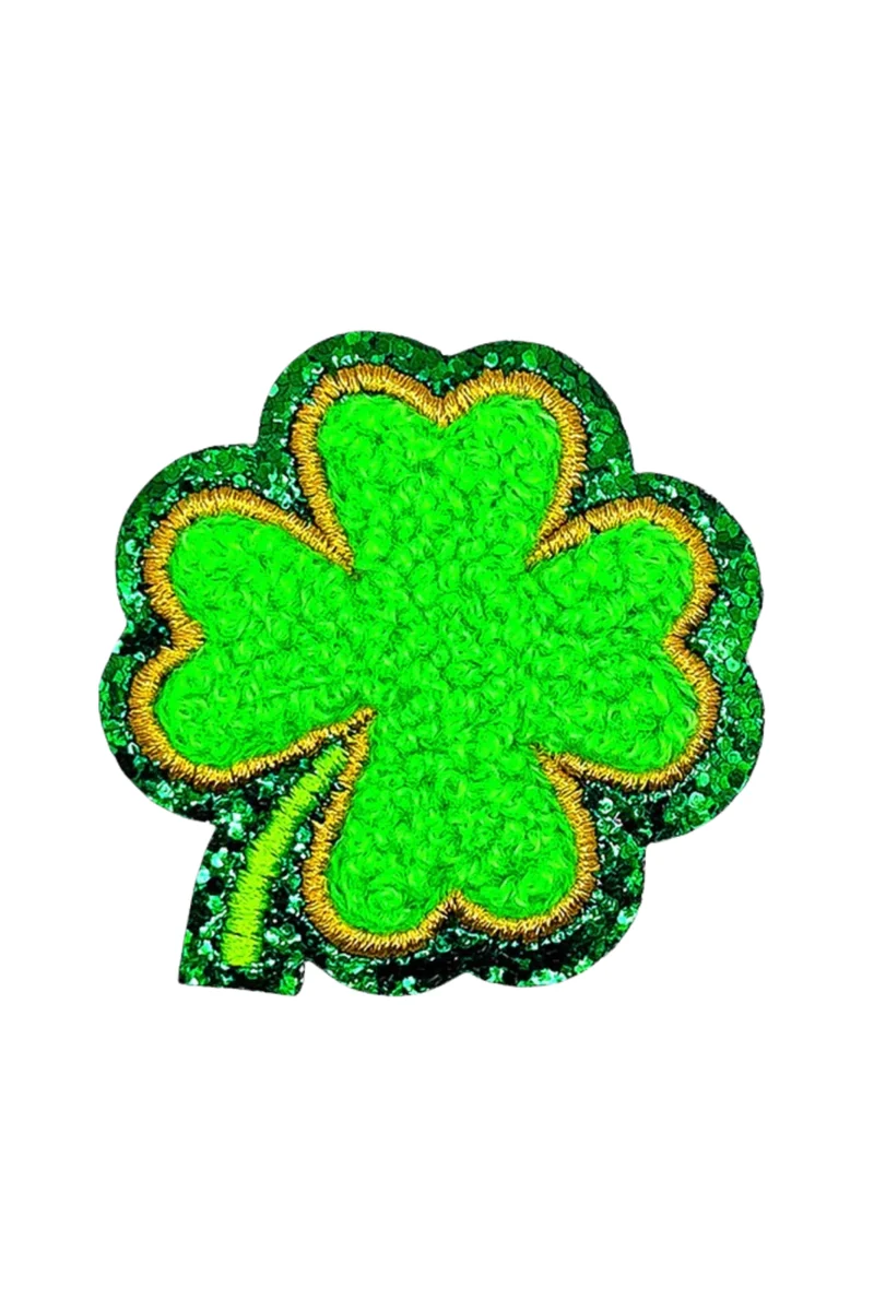 Chenille Sticker Glücksklee - CLO-1-VE3 - Mimi´s Glow