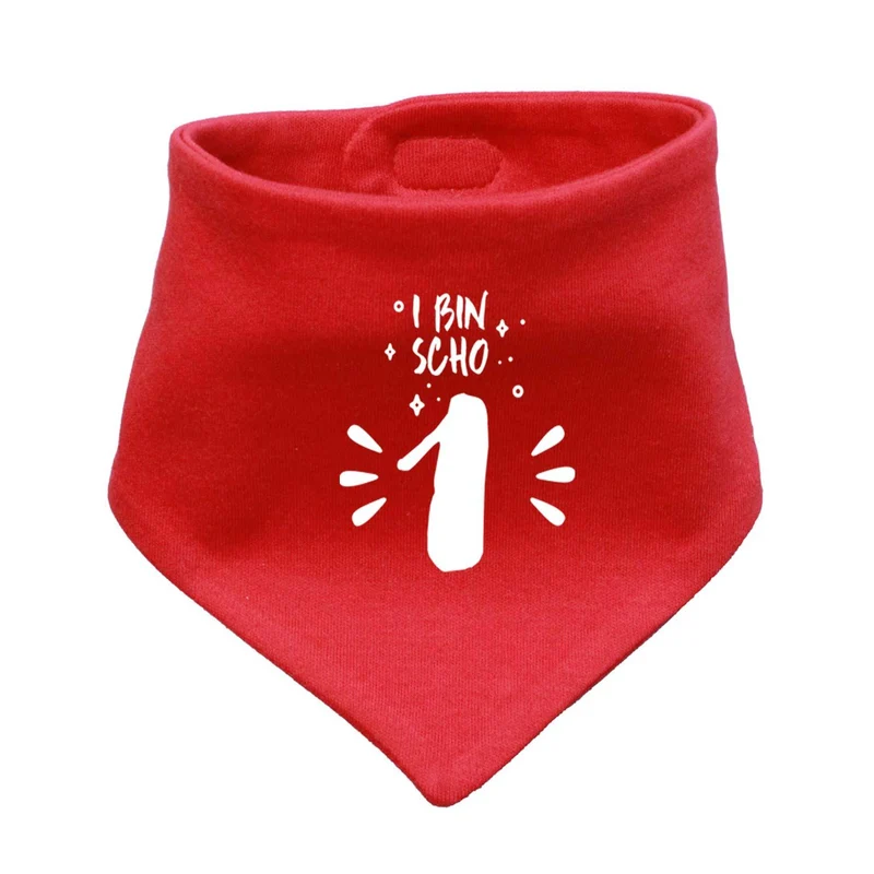 Babyhalstuch "I bin scho 1!"