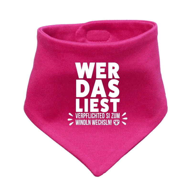 Bayerisches Babyhalstuch "Windln wechsln!"