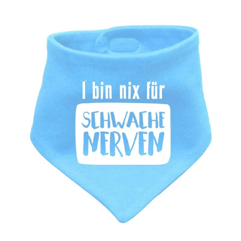 Bayerisches Babyhalstuch "nix für schwache Nerven"