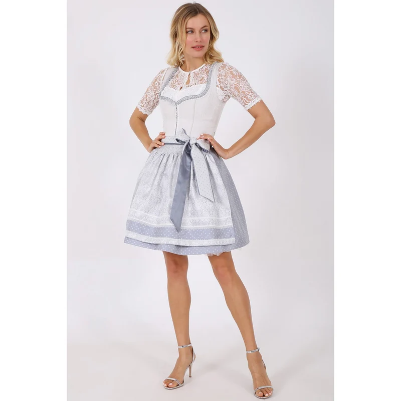 418061050 Krüger Dirndl Maella in grau 50cm