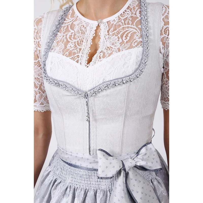 418061 Dirndl Maella von Krüger in grau 60cm