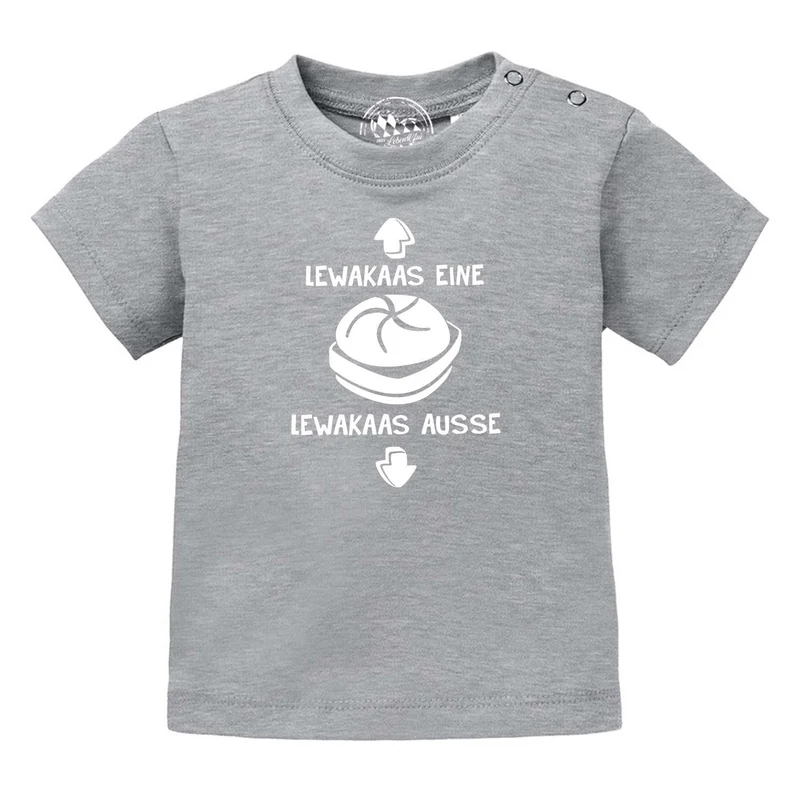 Leberkas Baby Shirt "Lewakaas"