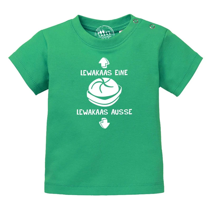 Leberkas Baby Shirt "Lewakaas"