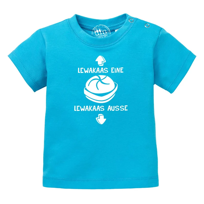 Leberkas Baby Shirt "Lewakaas"